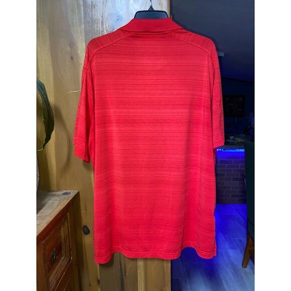 Lands End outfitters red polo shirt, short sleeves, golf Size XL - Picture 2 of 6